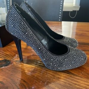 Talons haut à diamants